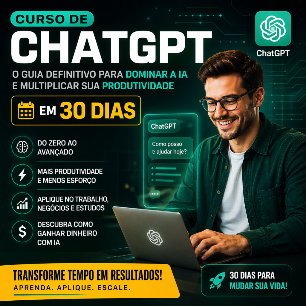 Curso ChatGPT Domine a IA em 30 dias 