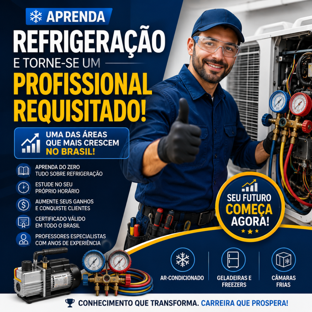 Aprenda refrigeração e cresça profissionalmente