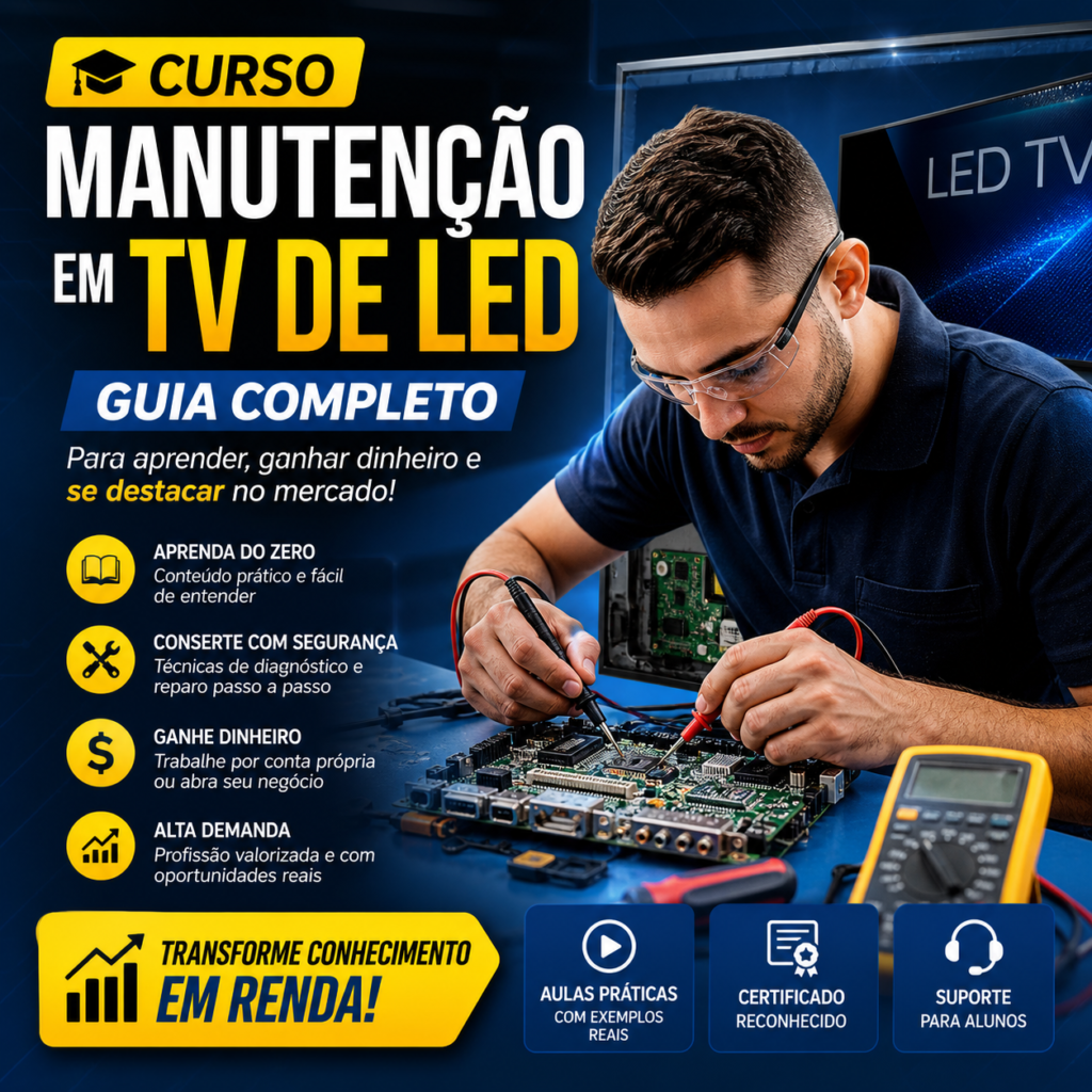 Curso completo de manutenção em TV