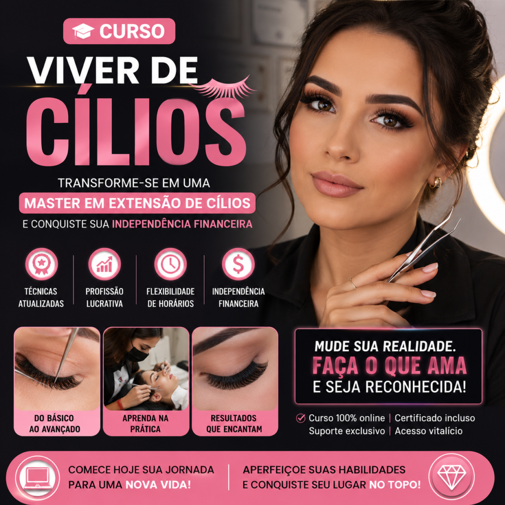 Curso de extensão de cílios